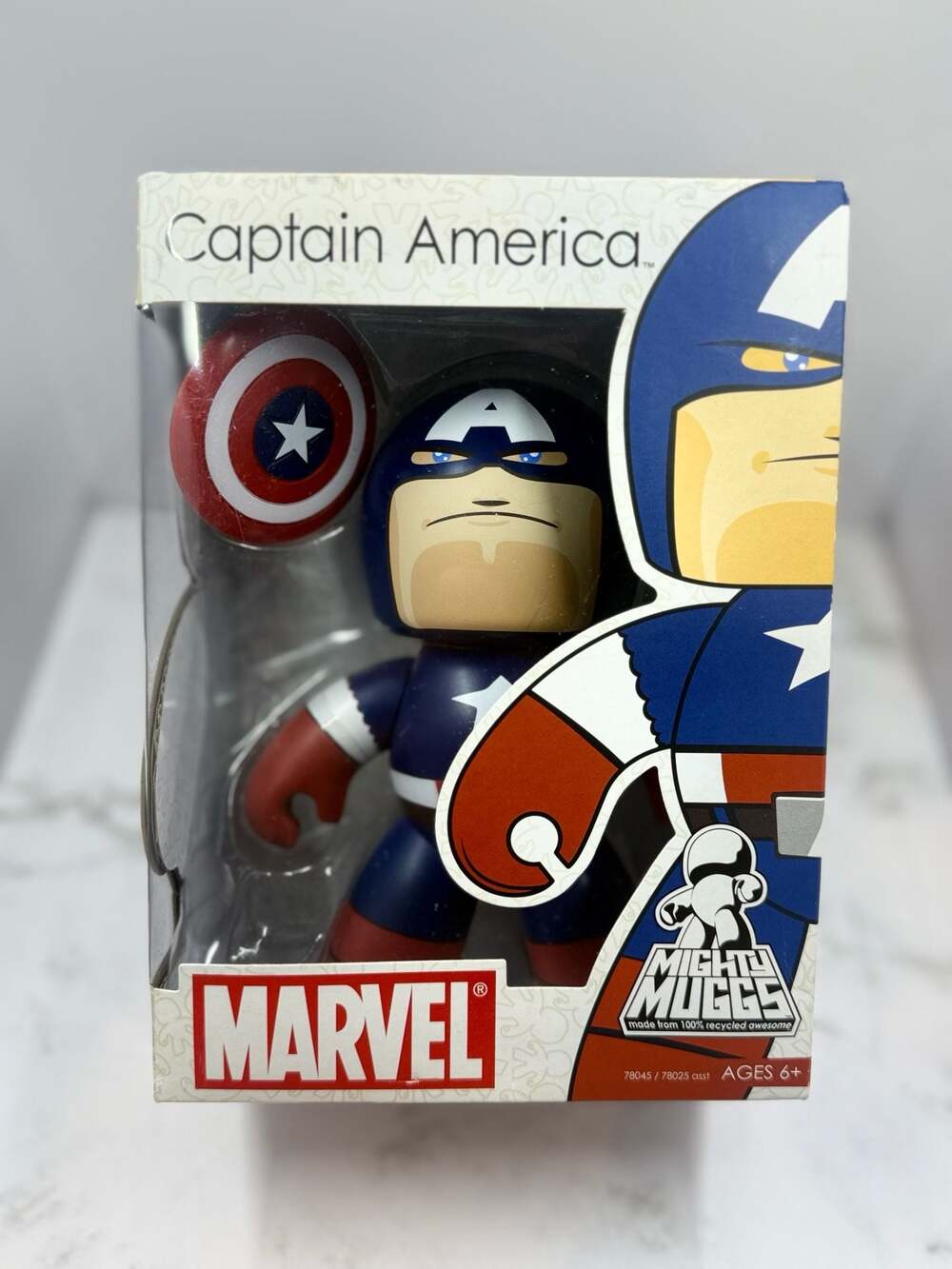 NEW Hasbro Marvel Mighty Muggs Series 2 Captain America Action Figure